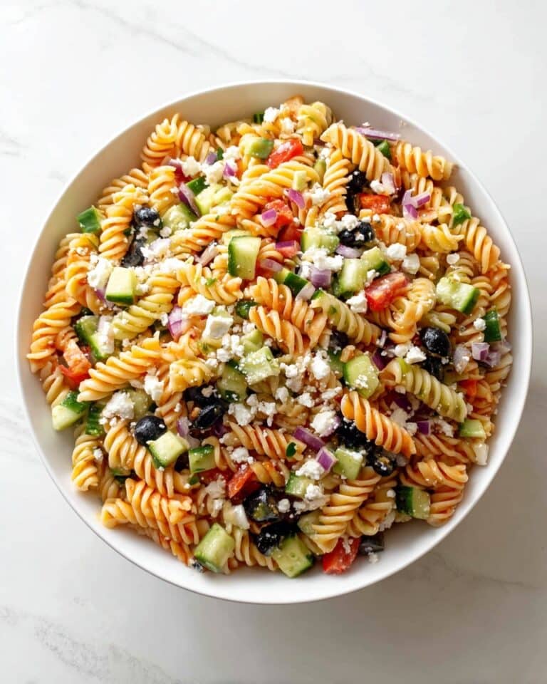 Feta and Vegetable Rotini Salad Recipe