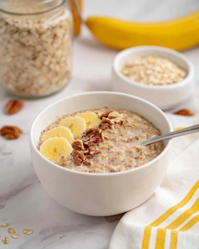 Banana Bread Overnight Oats Recipe