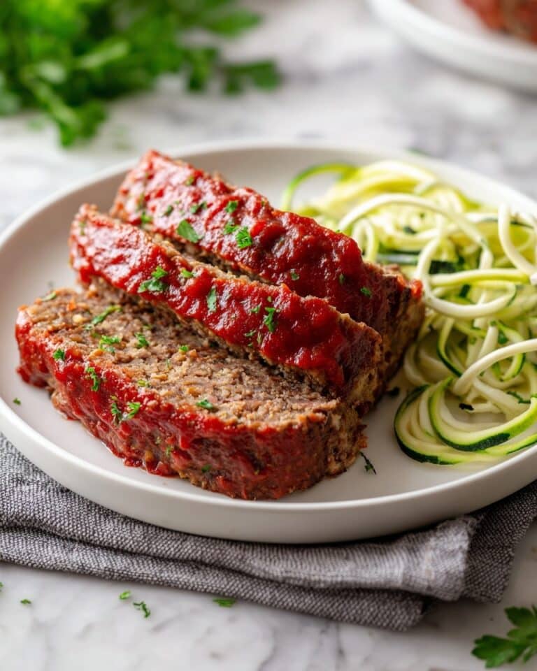 Sicilian Meatloaf with Ham, Provolone, and Spinach Recipe
