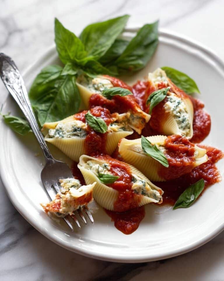 Vegan Stuffed Ricotta Shells Recipe