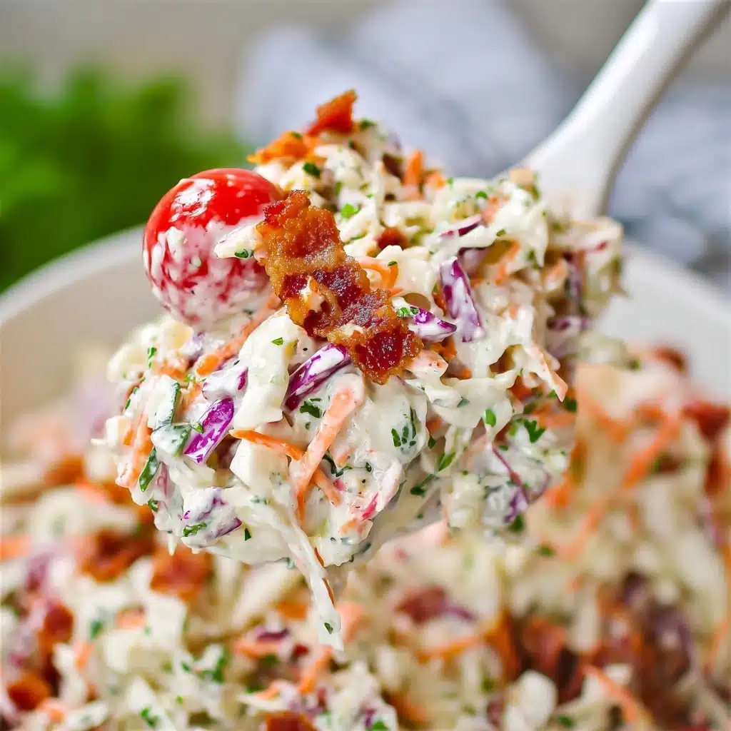 Keto BLT Coleslaw Recipe - Recipe Image