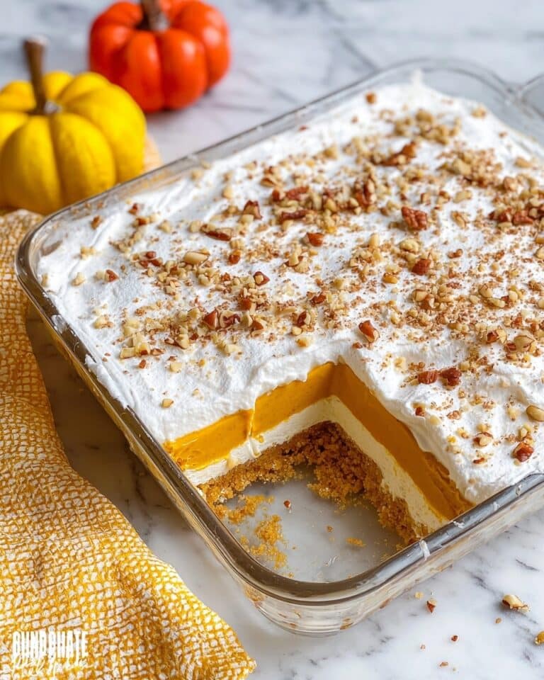 Pumpkin Delight Lush Dessert Recipe