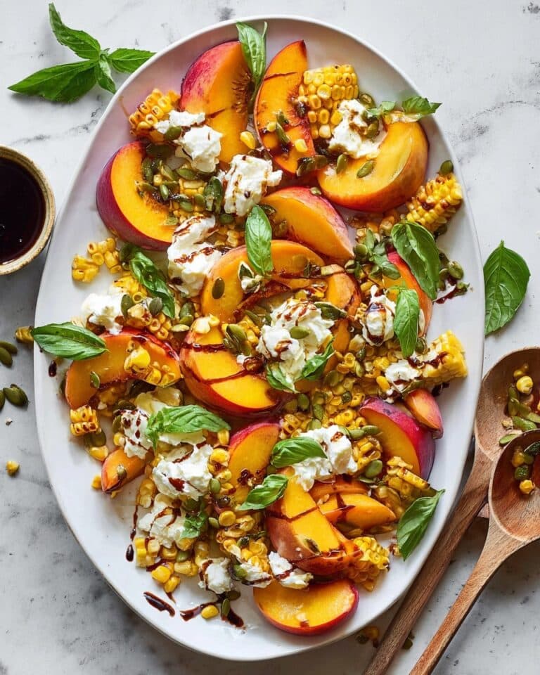 Burrata Peach Salad Recipe