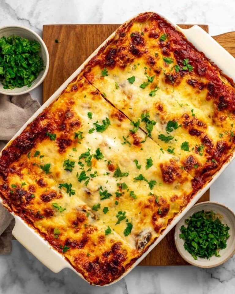 Vegetable Cottage Cheese Lasagna Recipe