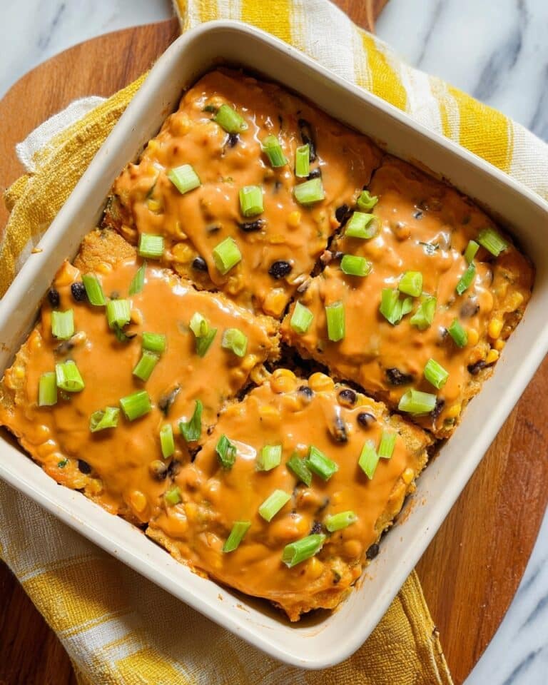 Vegan Cheesy Mexican Tortilla Bake Recipe