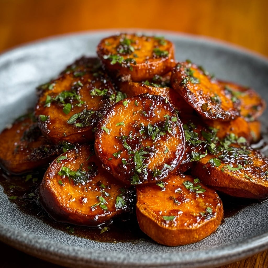 Walnut Maple Roasted Sweet Potatoes Recipe - Recipe Image