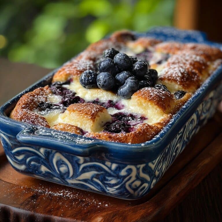 Blueberry Buttermilk Pancake Casserole Recipe