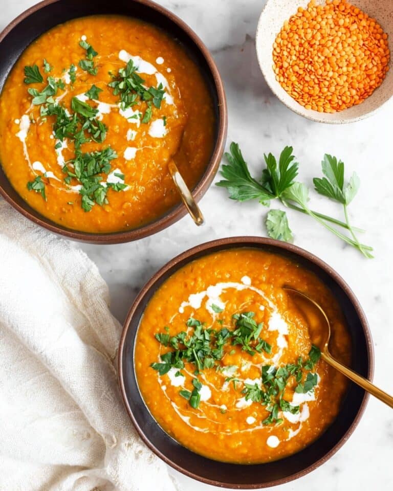 Thai Coconut Red Lentil Soup Recipe