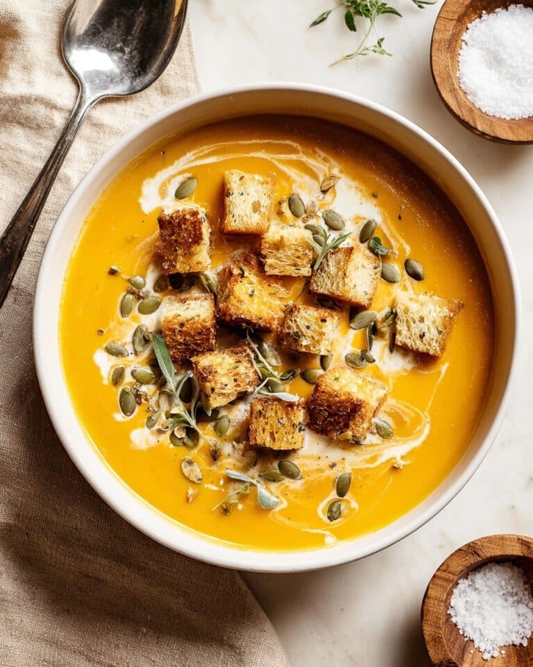 Roasted Butternut Squash Soup Recipe