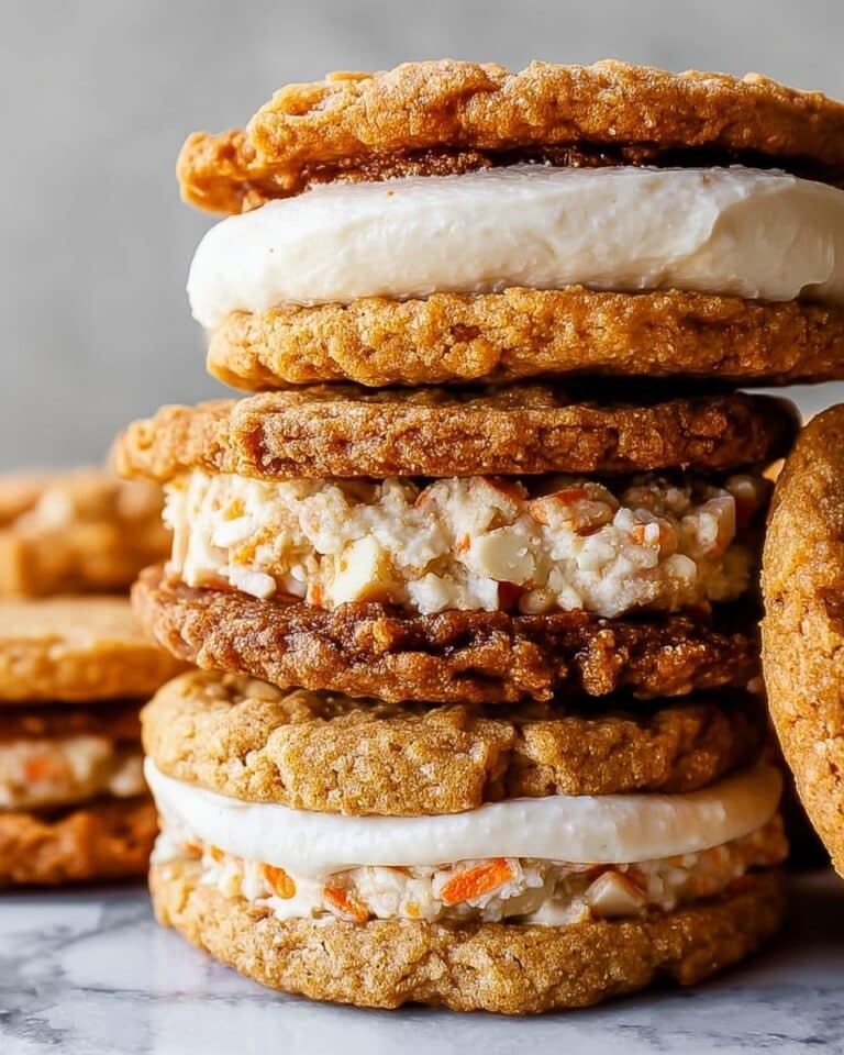Carrot Cake Cookie Sandwiches with Cream Cheese Buttercream Recipe