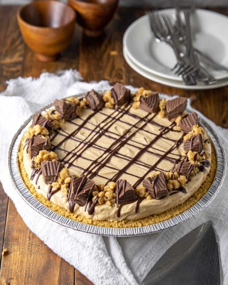 Chocolate Bottomed Peanut Butter Pie Recipe