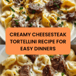 Cheesesteak Tortellini Recipe