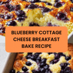 Blueberry Cottage Cheese Breakfast Bake Recipe