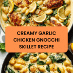 Garlic Chicken Gnocchi Skillet Recipe