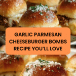 garlic parmesan cheesburger bombs Recipe