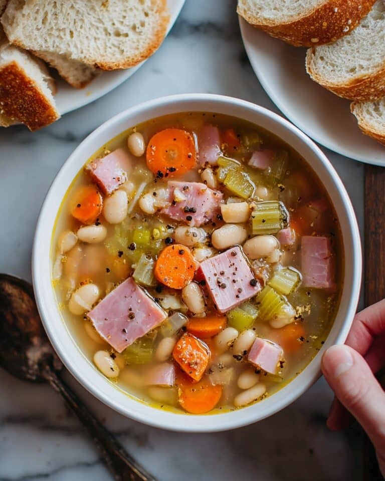 Old-Fashioned Ham and Bean Soup Recipe