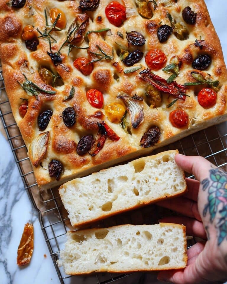 Vegan Focaccia Puttanesca Recipe