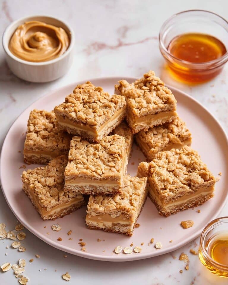 Peanut Butter Oatmeal Bars Recipe