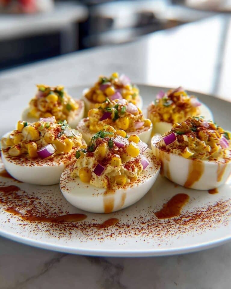 Elote Deviled Eggs Recipe