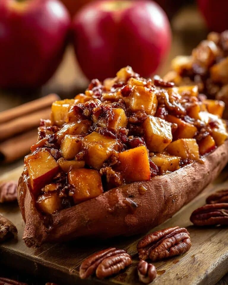 Apple Spiced Stuffed Sweet Potatoes Recipe