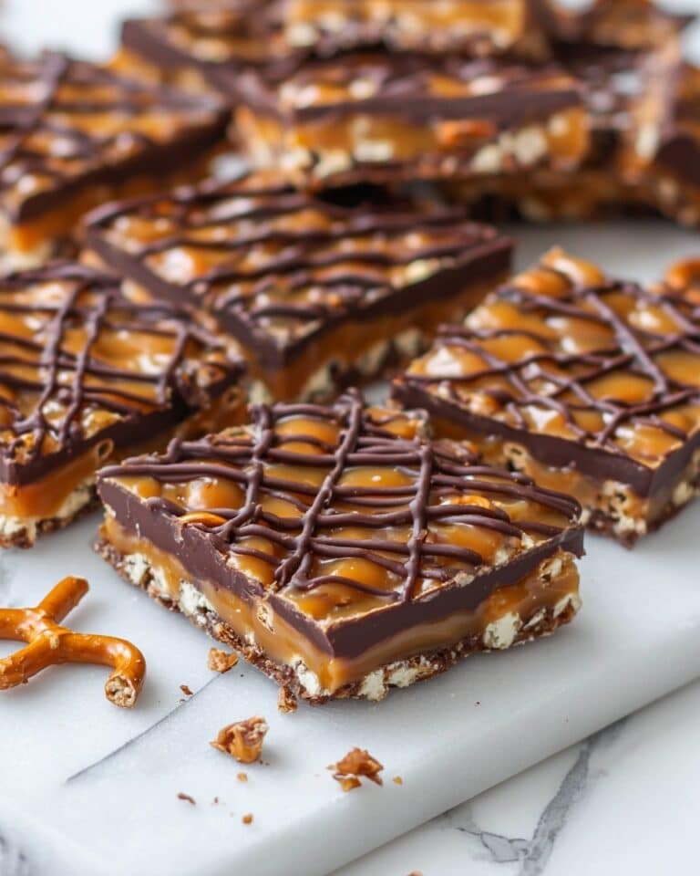 Salted Caramel Pretzel Bark Recipe