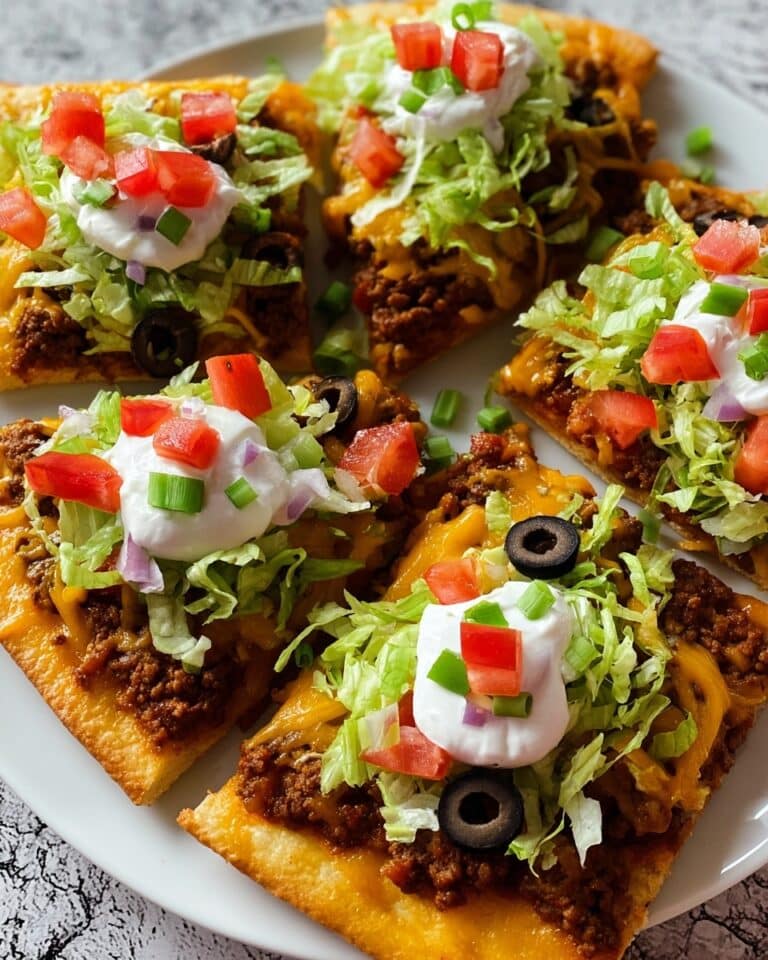 Sheet Pan Taco Pizza Recipe