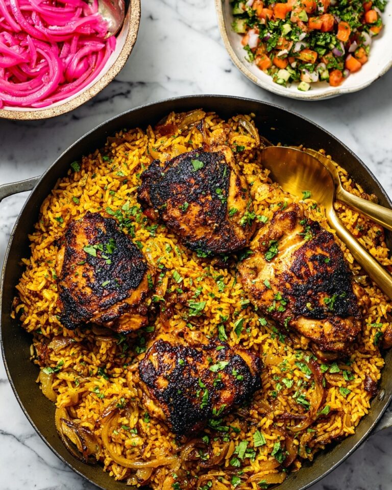 One Pan Shawarma Chicken & Rice Recipe