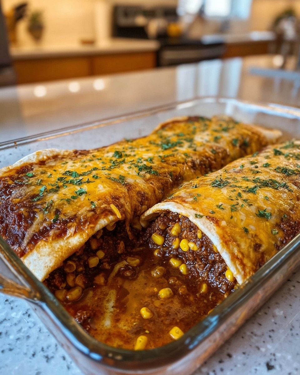 Two rolled enchiladas sit side by side on a white plate, covered with a rich, dark red sauce that drips slightly onto the plate's edge. The sauce has a thick, slightly chunky texture, blending with melted cheese that tops the enchiladas in uneven patches, showing both white and light golden brown colors. The tortillas underneath are soft with a lightly toasted edge peeking out from under the sauce. The plate rests on a white marbled texture surface. Photo taken with an iphone --ar 4:5 --v 7