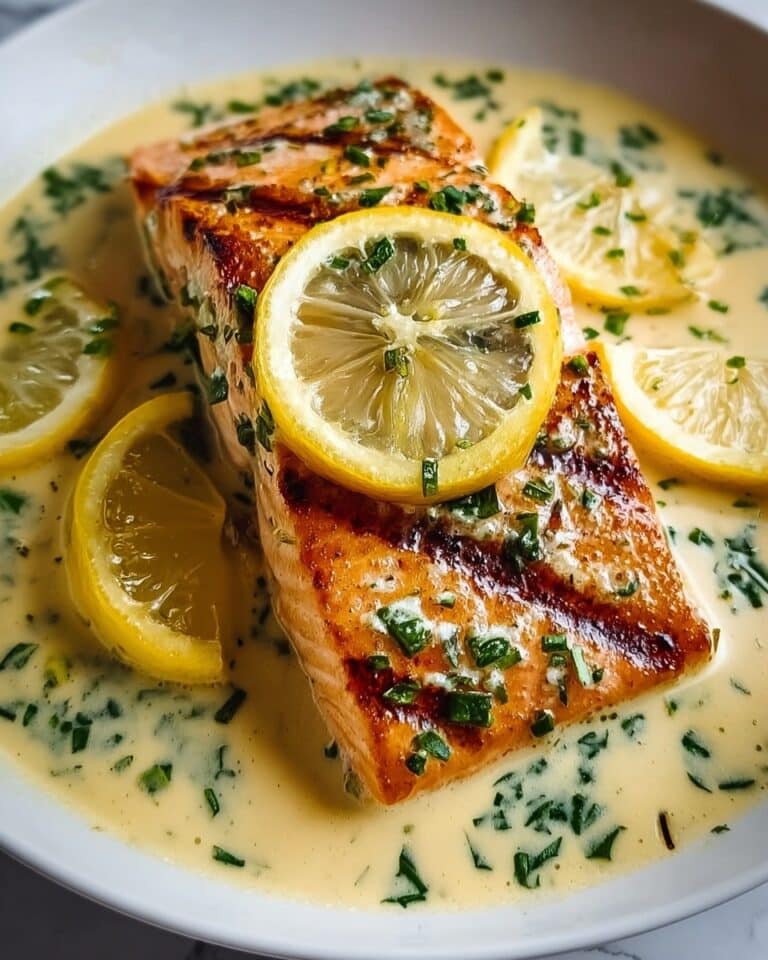 Creamy Lemon Salmon Piccata Recipe