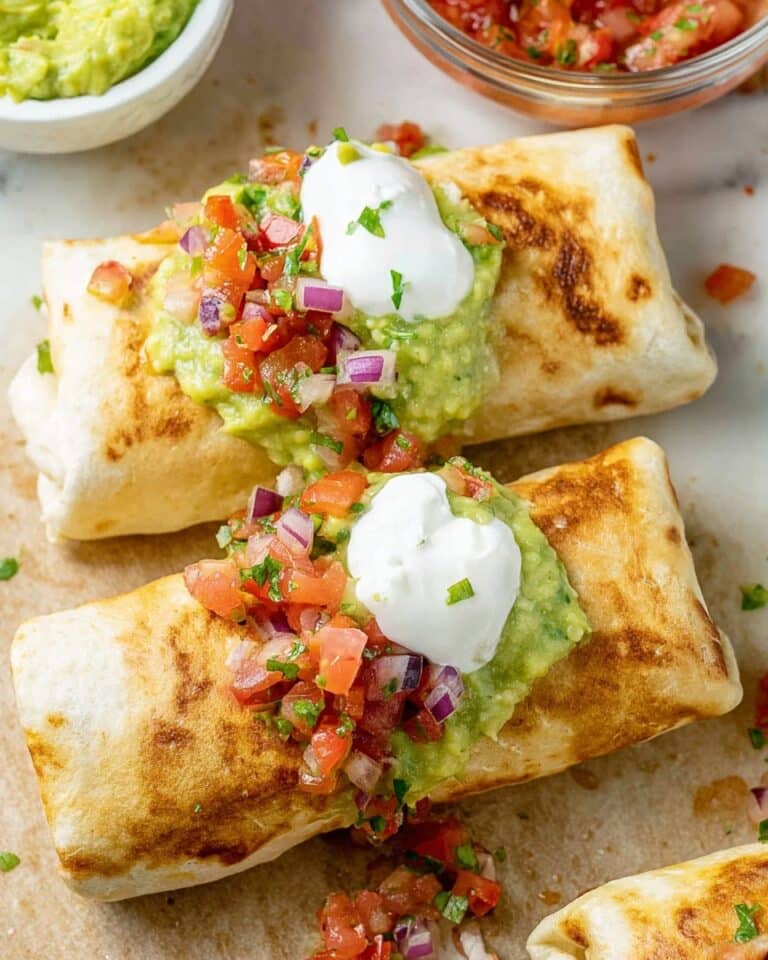 Easy Baked Chicken Chimichangas Recipe