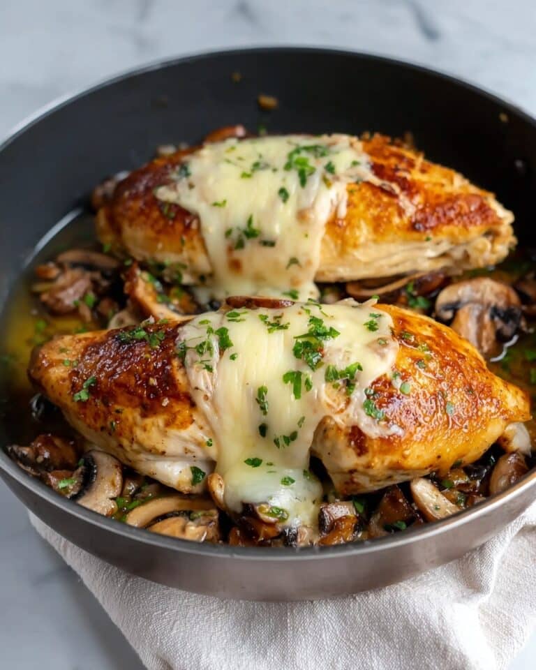 Mushroom Stuffed Chicken Breast Recipe