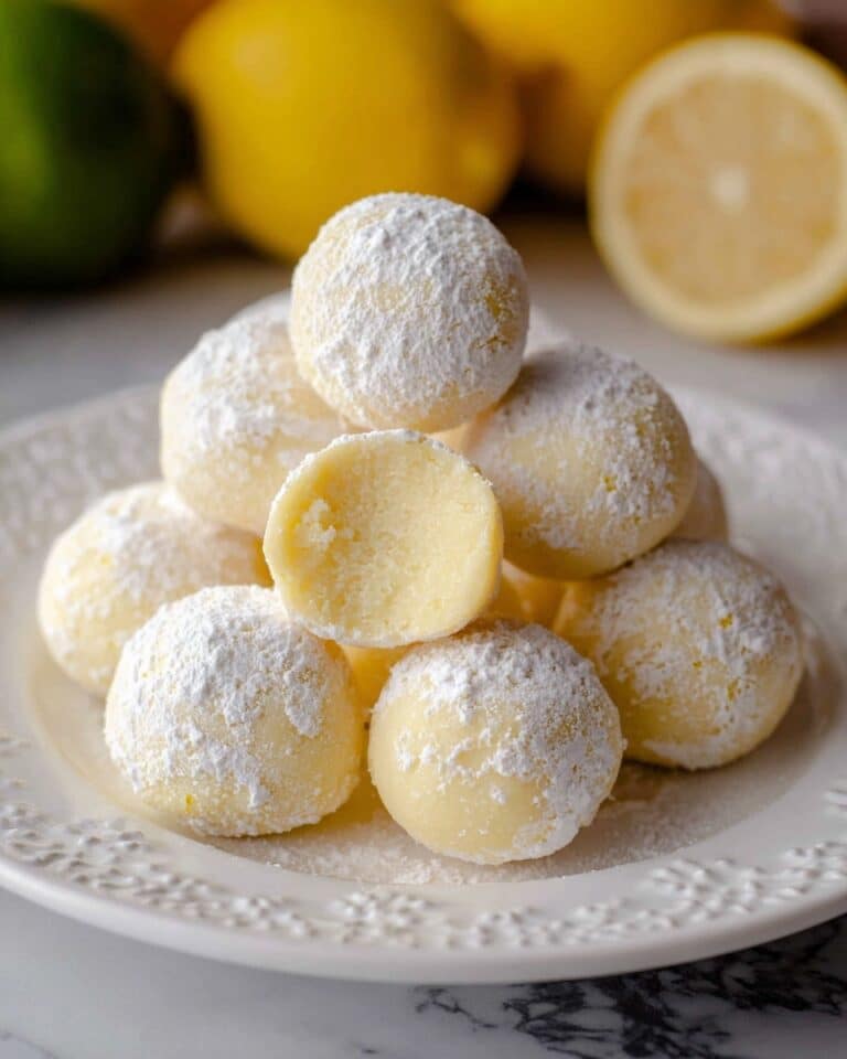 White Chocolate Limoncello Truffles Recipe