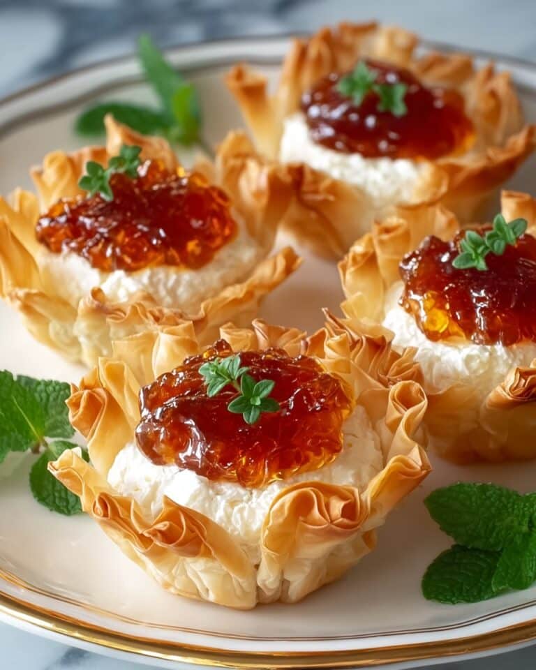 Quick Pepper Jelly Cream Cheese Appetizer Dip and Bites Recipe