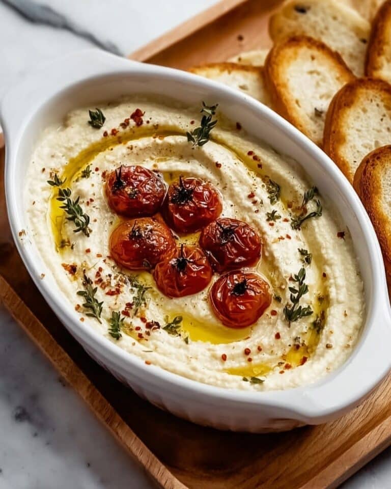 Roasted Garlic Goat Cheese Dip Recipe