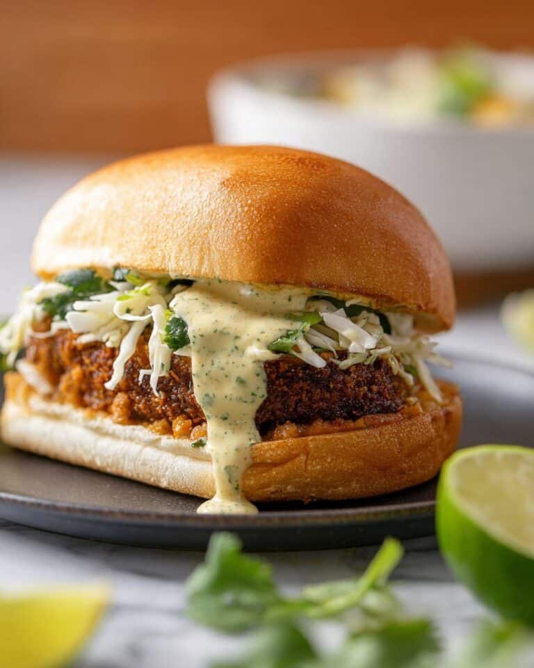 Crispy Cilantro Lime Chicken Sandwich Recipe
