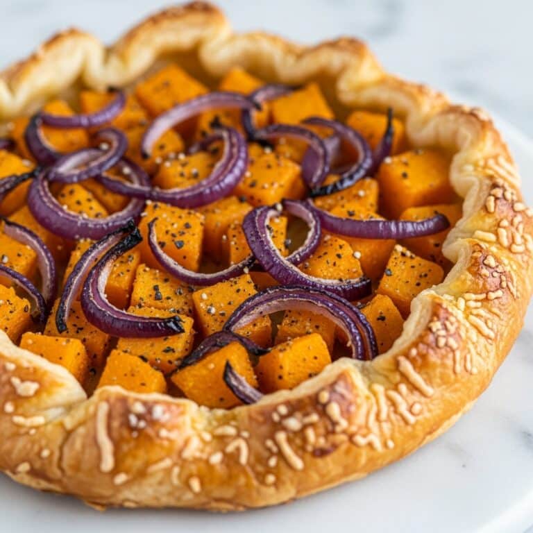 Butternut Squash and Caramelized Onion Galette Recipe