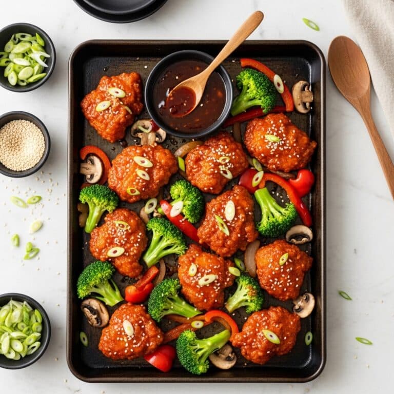 Sheet Pan General Tso’s Chicken Recipe