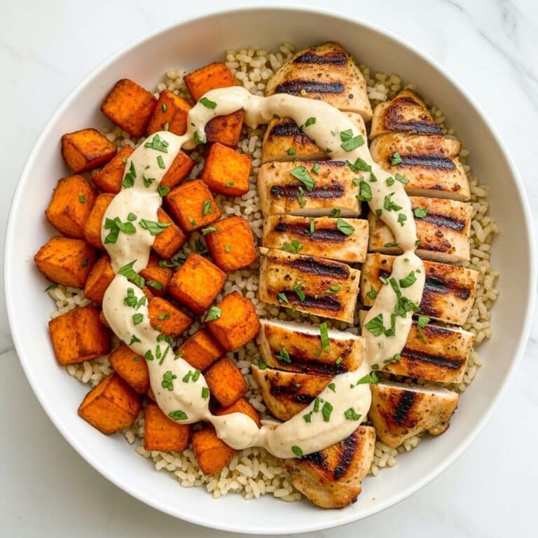 Healthy Chicken & Sweet Potato Rice Bowl Recipe