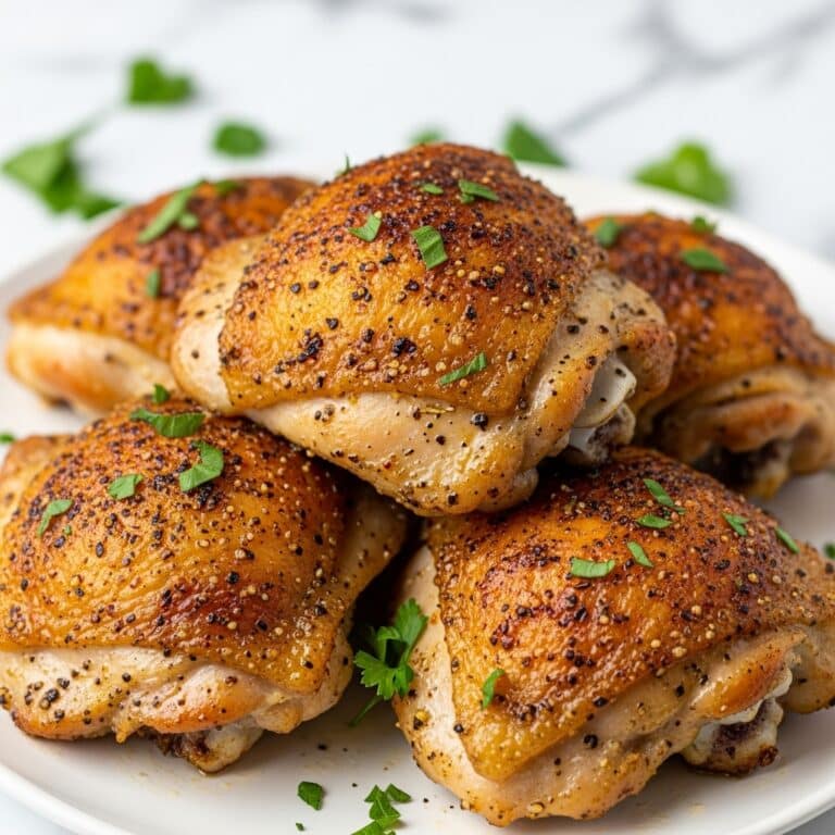Crispy Oven-Baked Chicken Thighs with Spicy Paprika Rub Recipe