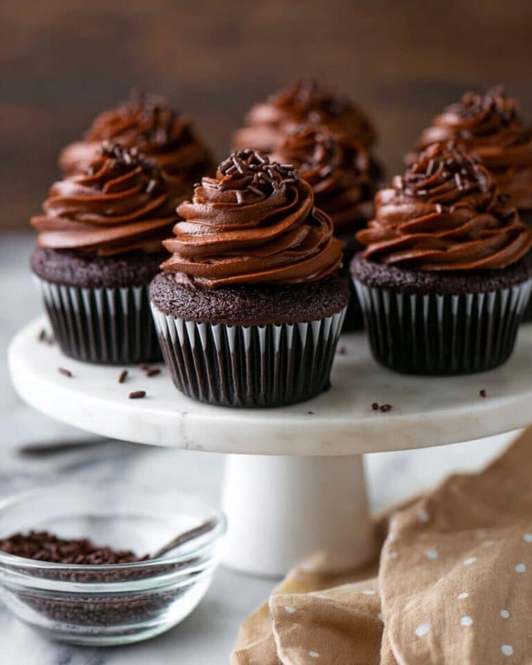 Homemade Moist Chocolate Cupcakes Recipe