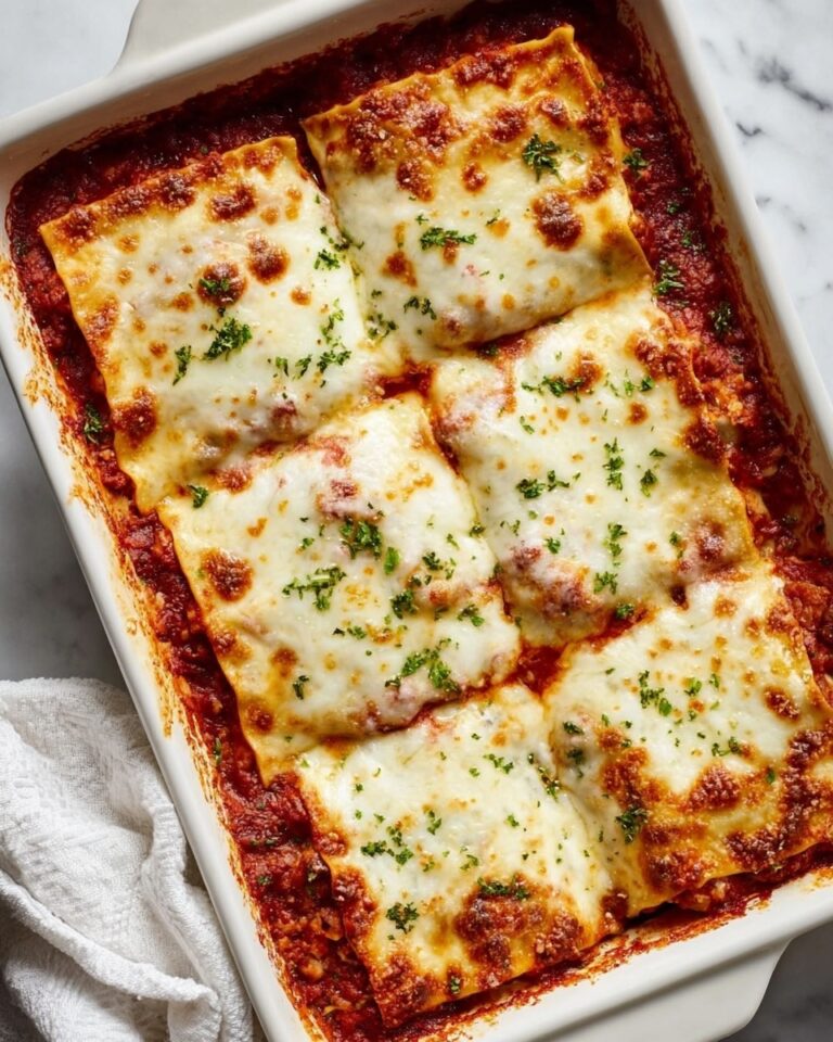Classic Italian Lasagna with Meat Sauce and Cheese Recipe