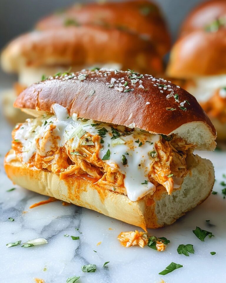 Buffalo Chicken Sliders Recipe