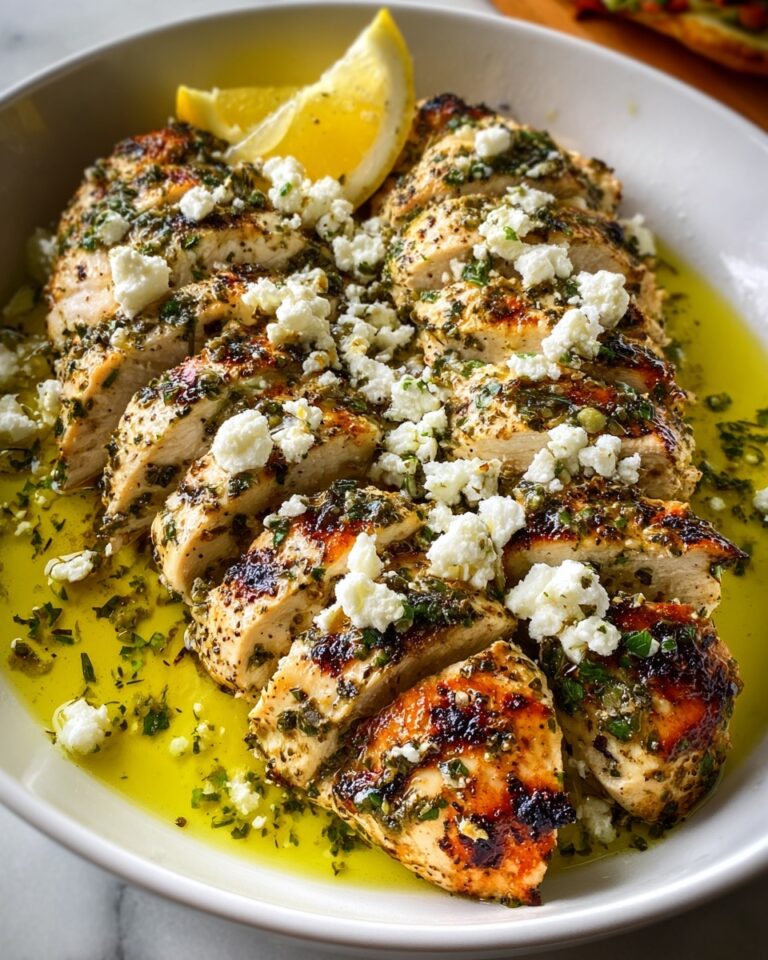 Greek Chicken with Lemon and Feta Recipe