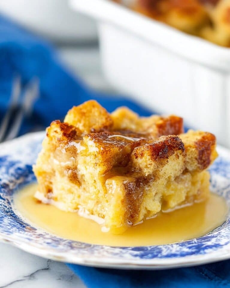 Bread Pudding with Vanilla Sauce Recipe