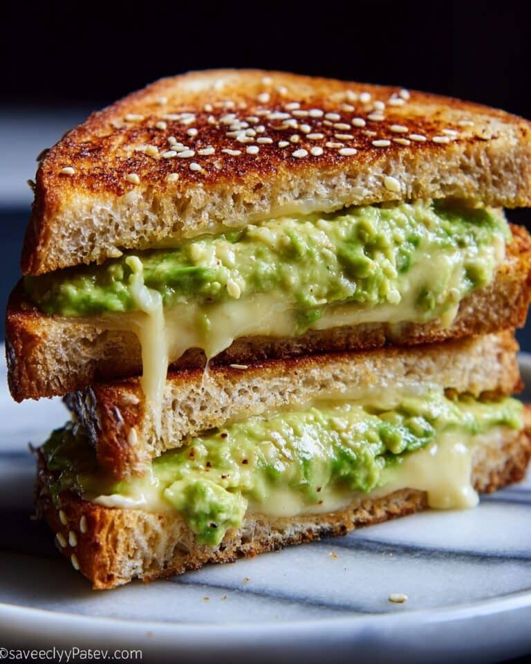 Creamy Avocado Grilled Cheese Recipe