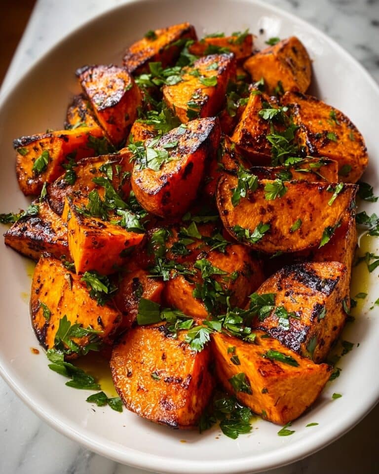 Roasted Sweet Potatoes with Cinnamon & Honey Recipe