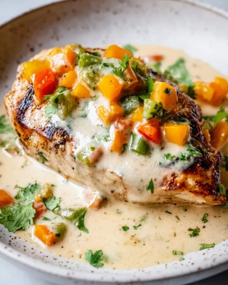 Easy Baked Queso Chicken Recipe