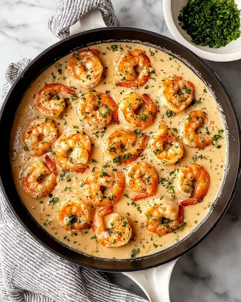 Creamy Garlic Shrimp Recipe