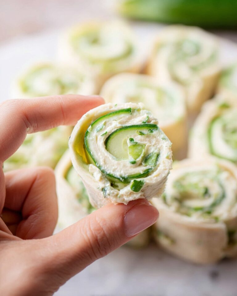 Cucumber Pinwheels with Cream Cheese and Dill Recipe