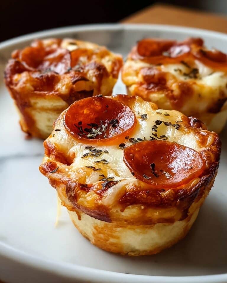 Mini Deep Dish Crescent Roll Pizzas Recipe